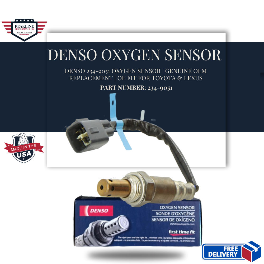 Denso 234-9051 Oxygen Sensor | Genuine OEM Replacement | OE Fit for Toyota & Lexus
