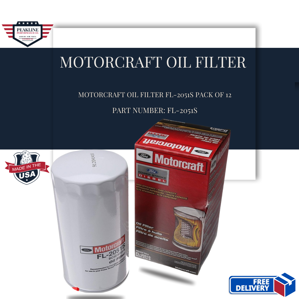 Motorcraft Oil Filter FL-2051S Pack of 12