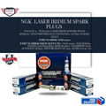 Pack of 4 – NGK 93501 Laser Iridium Spark Plugs (IFR5E11) | OEM Performance for Honda, Acura, Subaru, Lexus