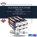 NGK LFR6AIX-11 6619 Iridium IX Spark Plugs – Pack of 6 | OEM Replacement