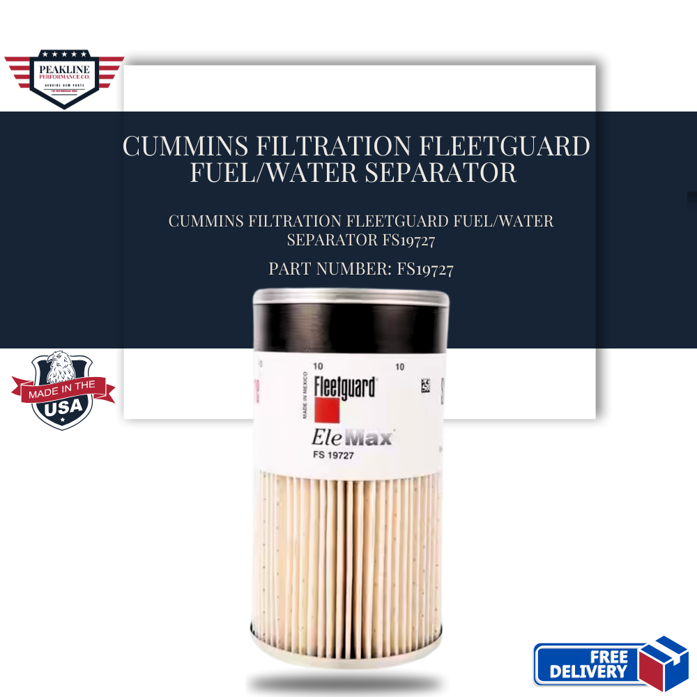 Cummins Filtration FLEETGUARD Fuel/Water Separator FS19727