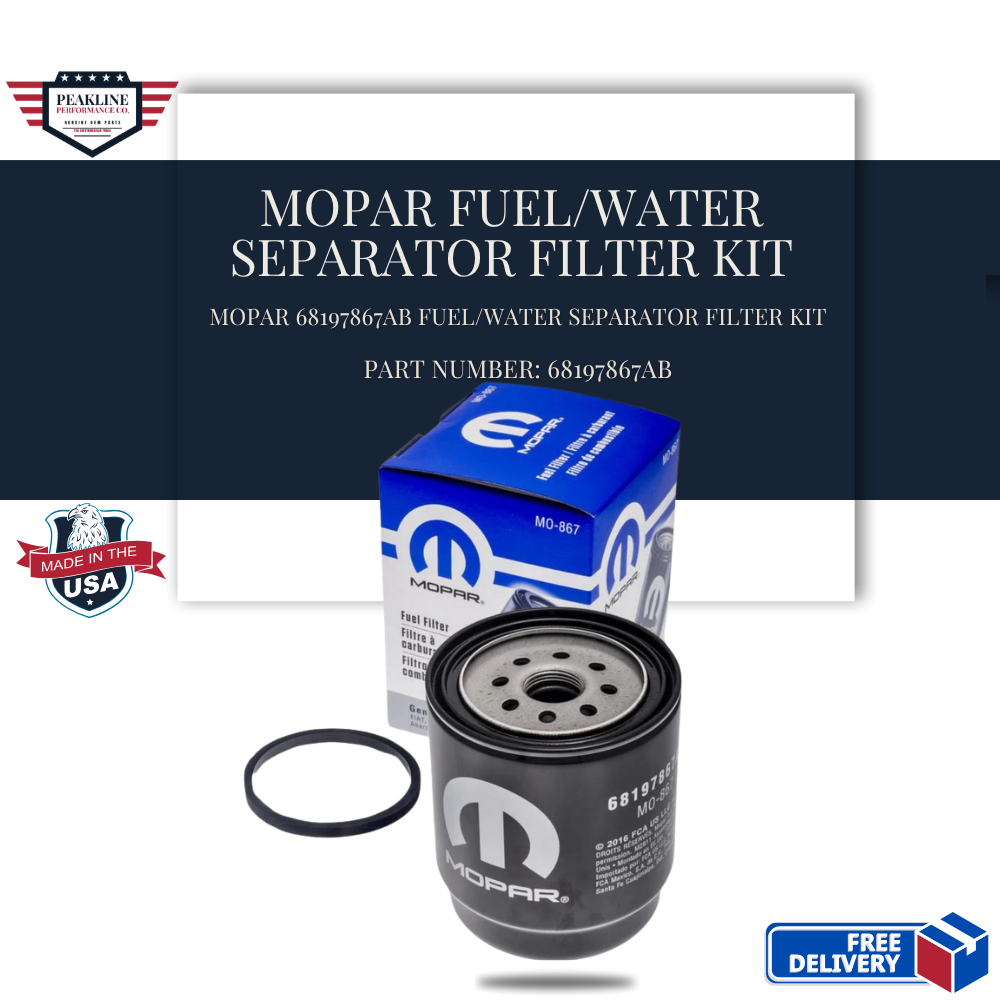 Mopar 68197867AB Fuel/Water Separator Filter Kit