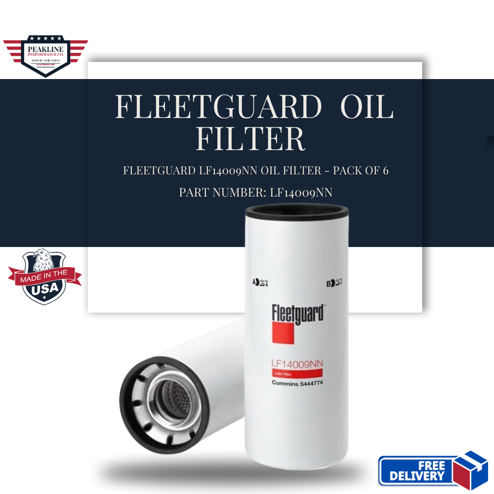 Fleetguard LF14009NN Oil Filter - Pack of 6