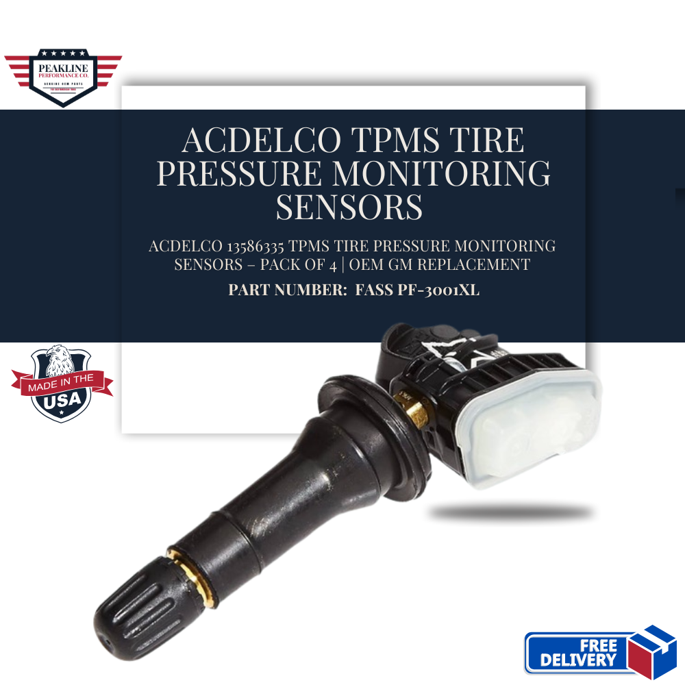 ACDelco 13586335 TPMS Tire Pressure Monitoring Sensors – Pack of 4 | OEM GM Replacement