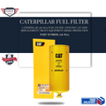 Caterpillar 256-8753 Fuel Filter | Genuine CAT OEM Replacement | Heavy Equipment Diesel Protection