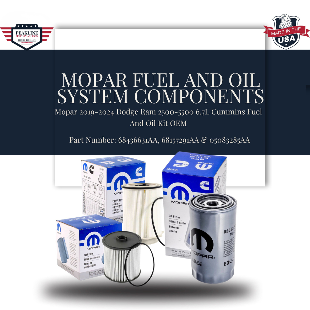 Mopar 2019-2024 Dodge Ram 2500-5500 6.7L Cummins Fuel And Oil Kit OEM