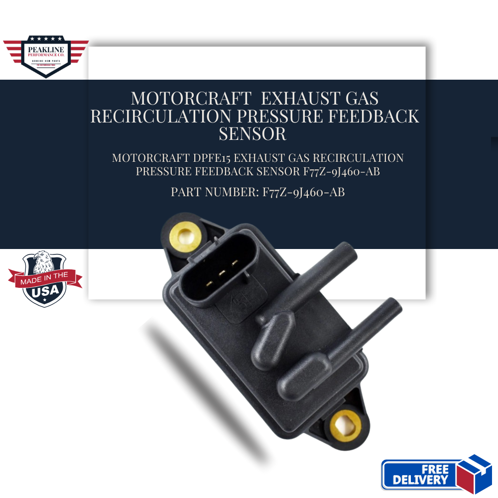 Motorcraft DPFE15 Exhaust Gas Recirculation Pressure Feedback Sensor F77Z-9J460-AB