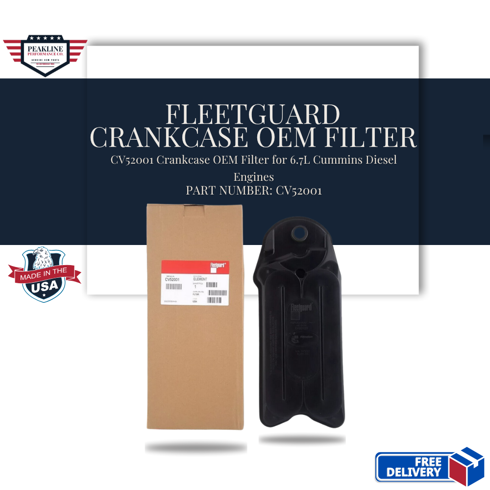 Fleetguard CV52001 Crankcase OEM Filter for 6.7L Cummins Diesel Engines