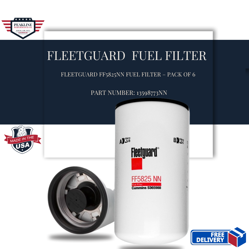 Fleetguard FF5825NN Fuel Filter – Pack of 6