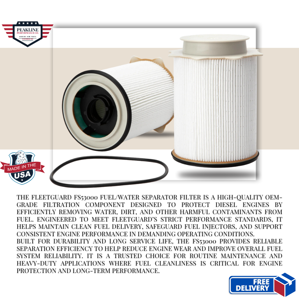 Fleetguard FS53000 Fuel/Water Separator Filter