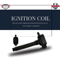 05149168AI Ignition Coil Pack Set of 6 for Chrysler Dodge Jeep Ram 3.6L V6