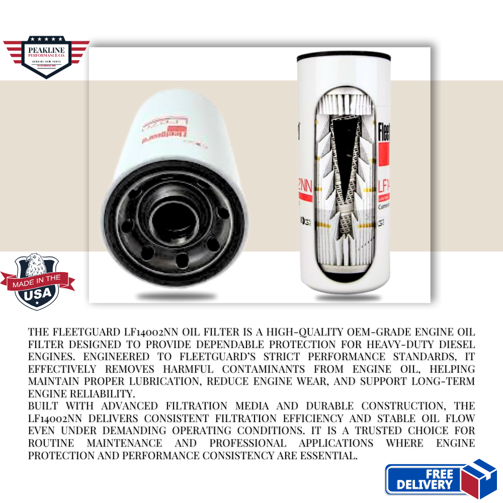 Fleetguard LF14002NN Oil Filter
