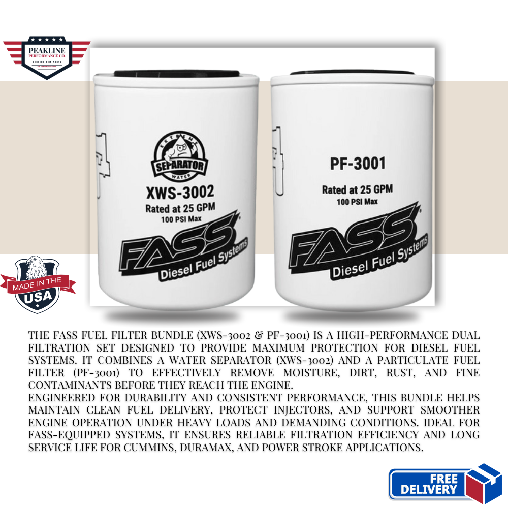 FASS Fuel Filter Bundle – XWS-3002 & PF-3001