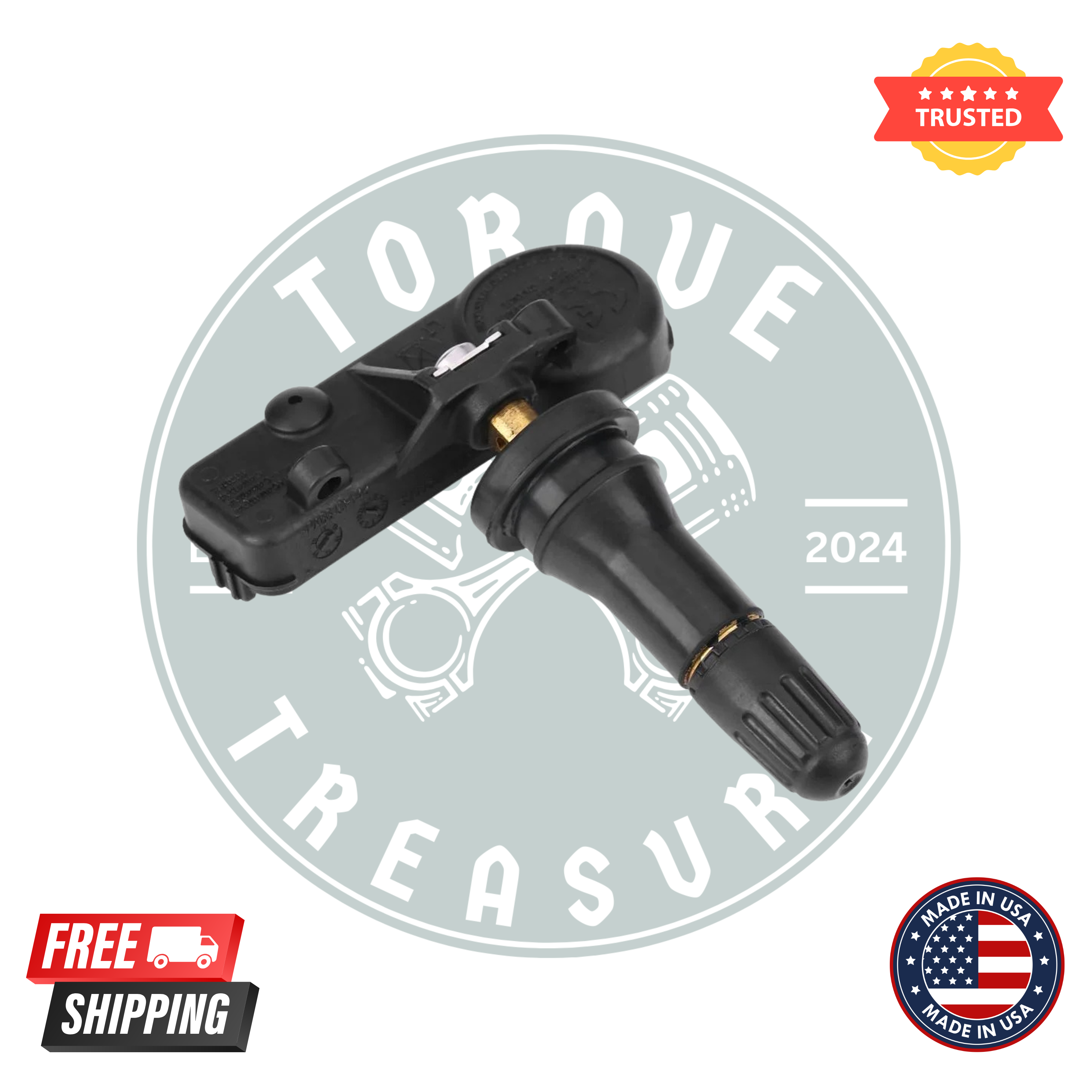 Pack of 4 – Mopar 56029398AB TPMS Sensors | Tire Pressure Monitoring System | OEM for Dodge, Jeep, Chrysler | 433 MHz
