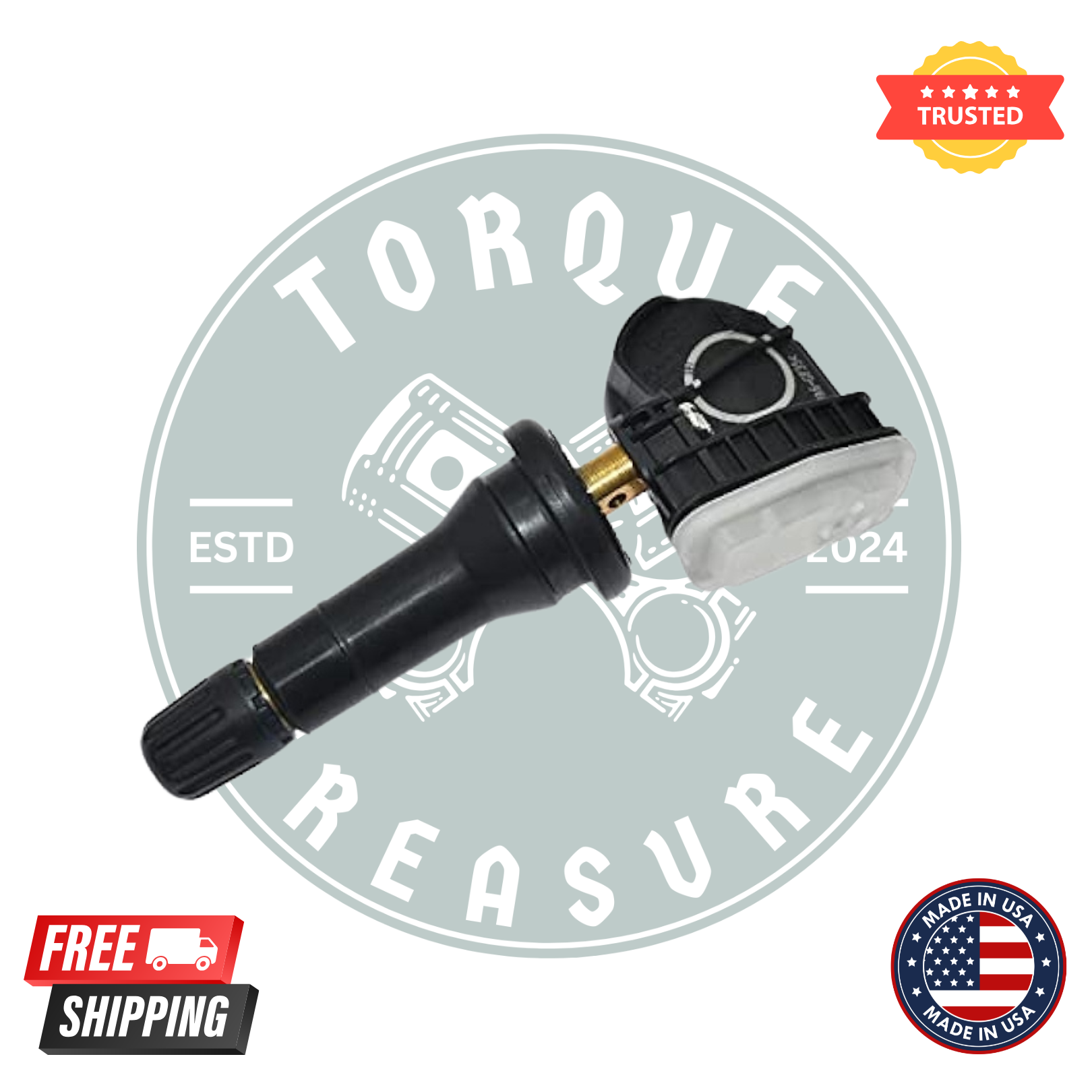 Motorcraft F2GZ-1A189-AB TPMS Tire Pressure Monitoring Sensors – Pack of 4 | OEM Ford Replacement