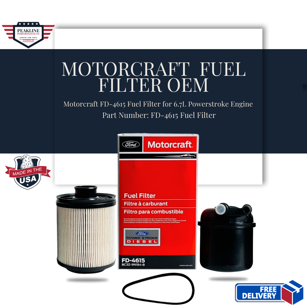 Motorcraft FD-4615 Fuel Filter for 6.7L Powerstroke Engine | OEM