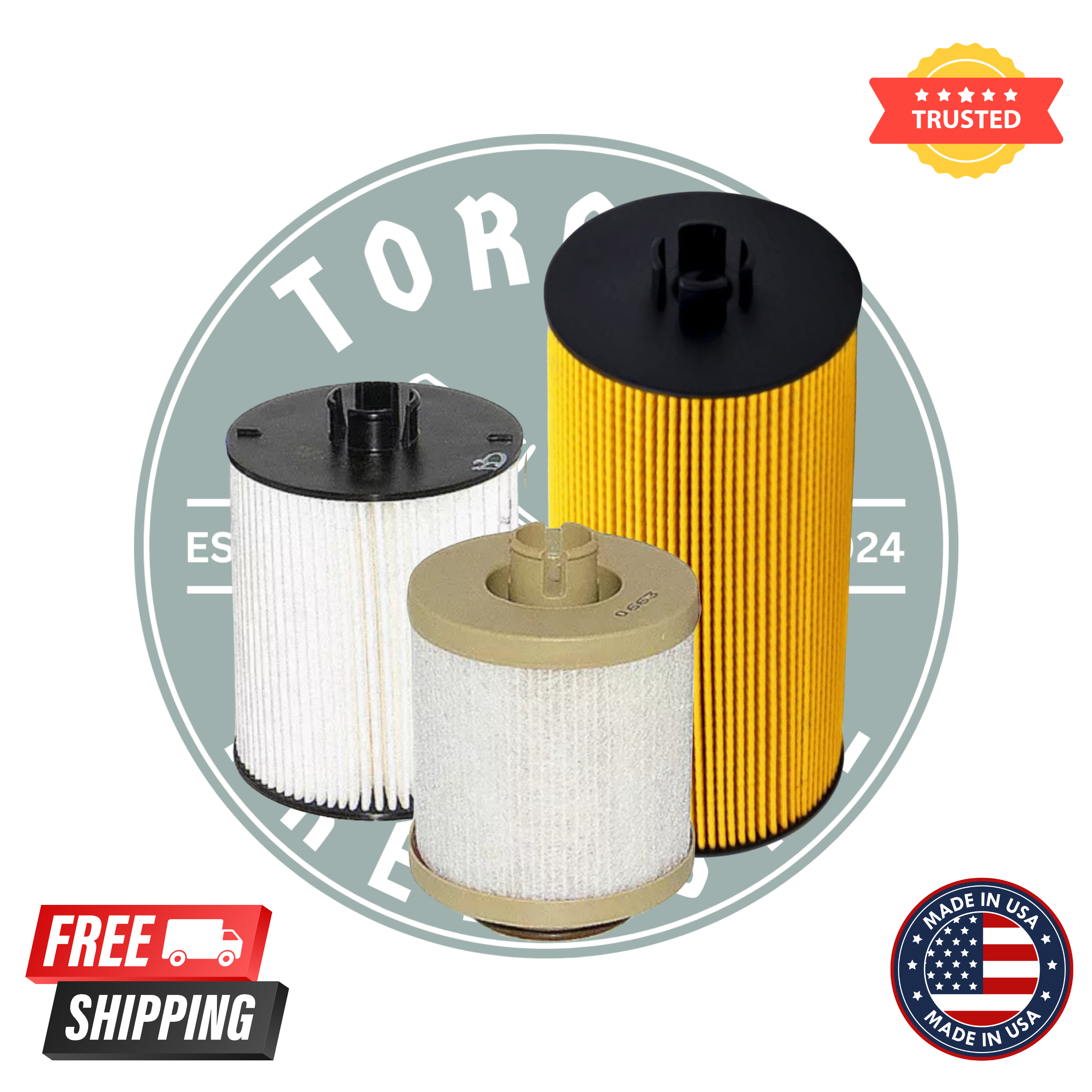 Motorcraft FD-4617 and FL-2016 filter kit
Ford 6.7L Powerstroke maintenance filter set
Motorcraft diesel fuel and oil filter combo
Powerstroke service filter kit replacement