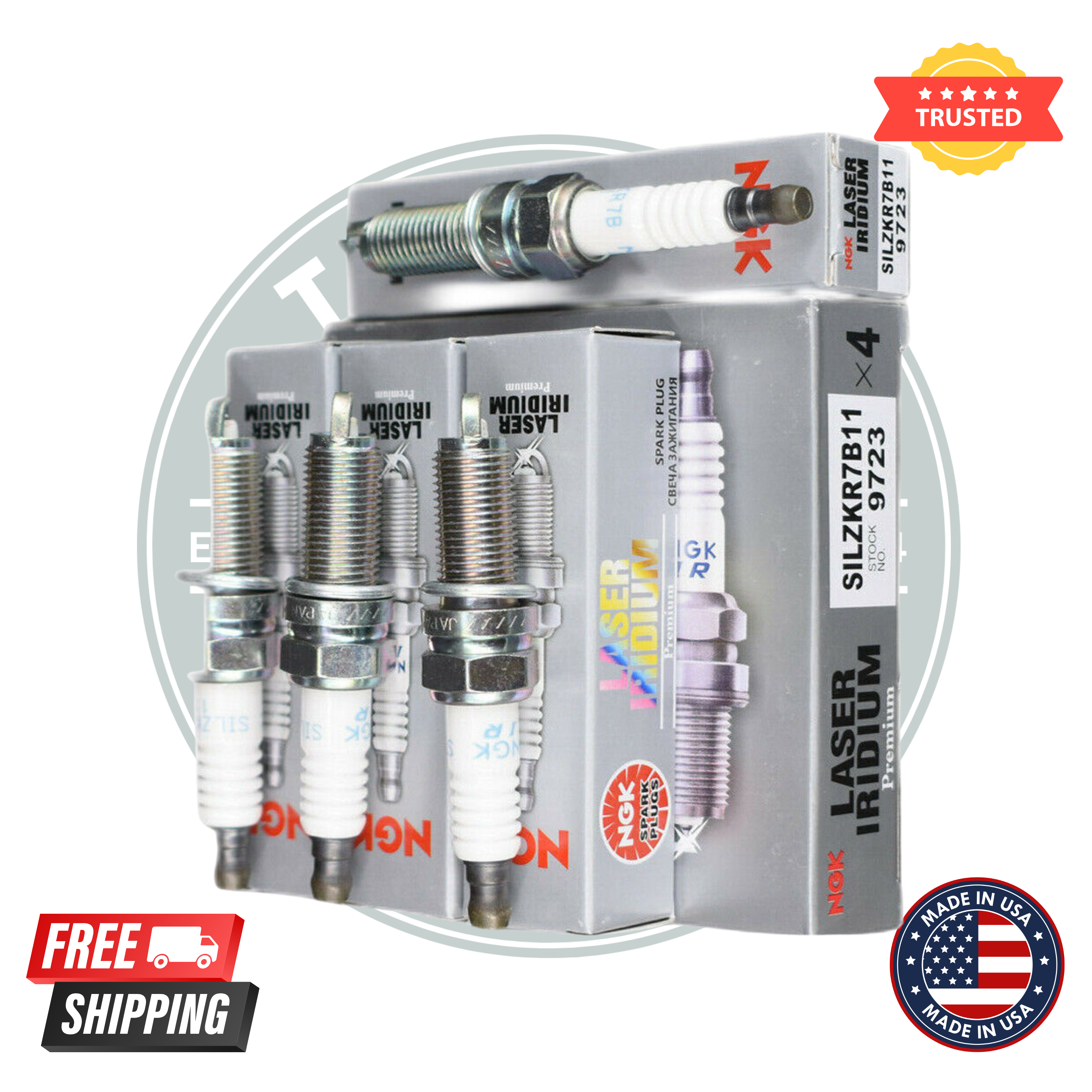 Hyundai 27300-2E000 Ignition Coils & NGK 9723 Spark Plugs – Set of 4 | OEM Replacement Kit