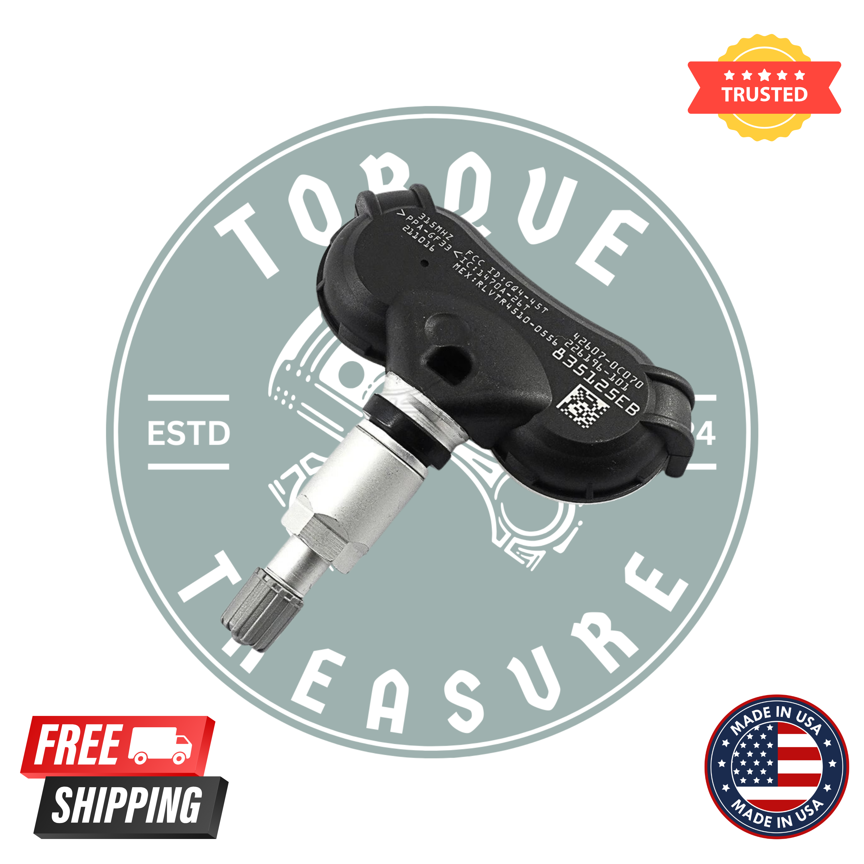 Toyota 42607-0C070 TPMS sensor
Tire pressure monitoring sensor replacement
Toyota TPMS tire sensor
426070C070 wheel pressure sensor