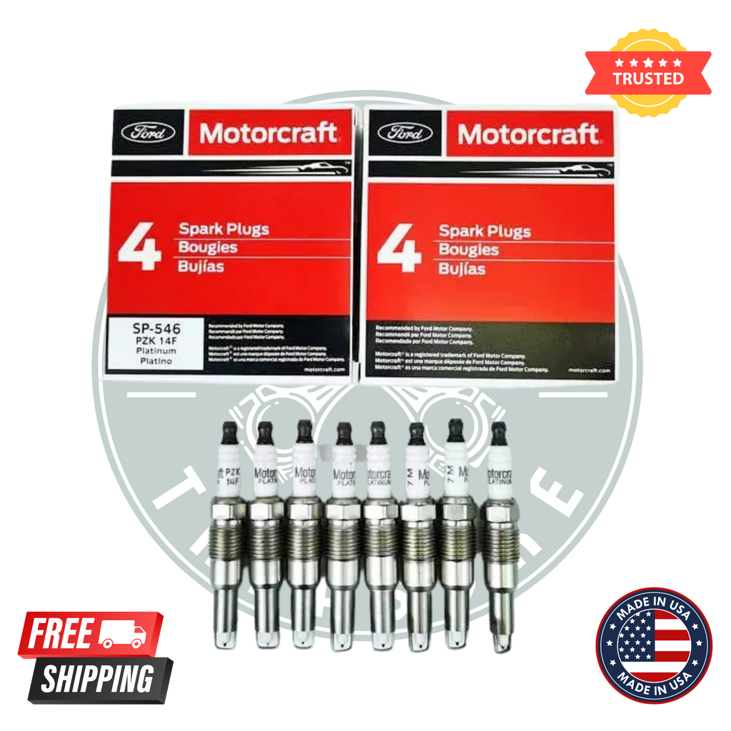Motorcraft SP-546 Platinum Spark Plugs OEM PZK14F For F150 F250 5.4L Pack of 8