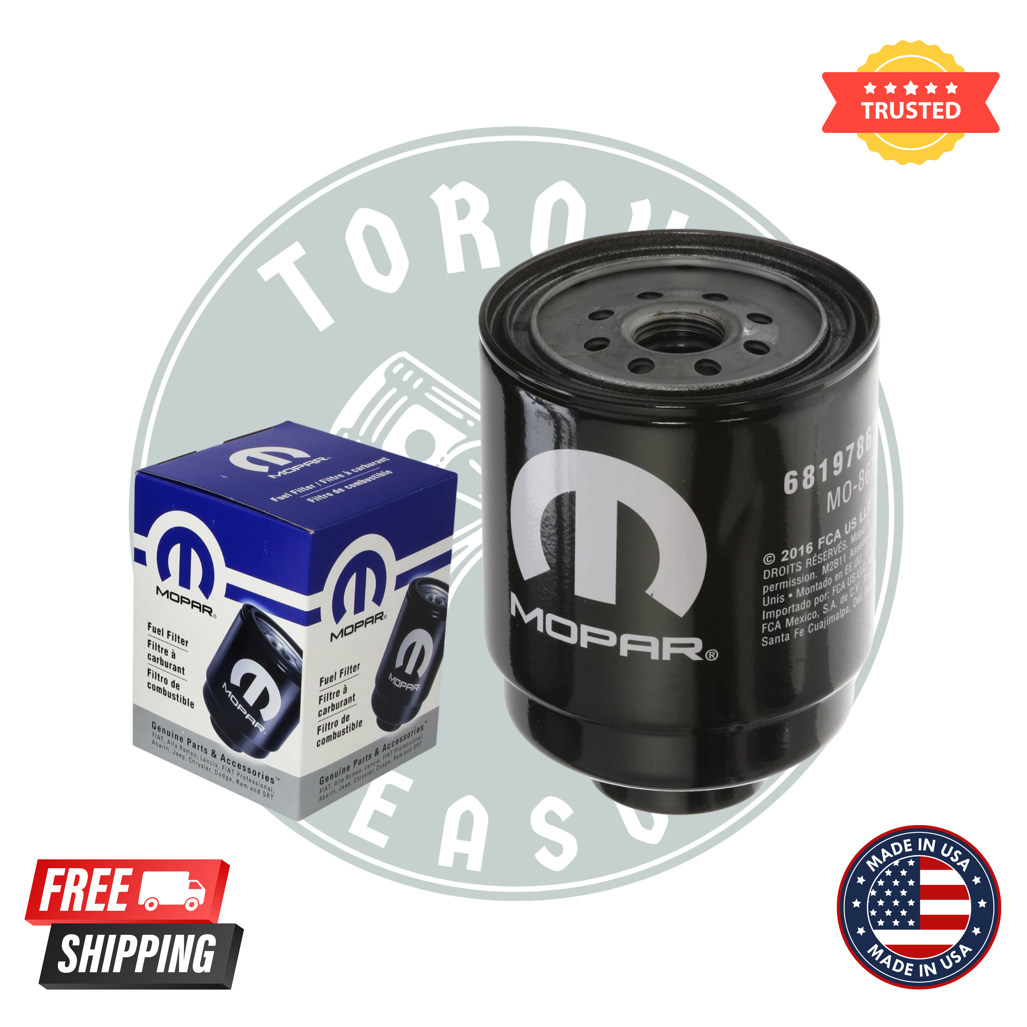 Mopar 68197867AB Fuel/Water Separator Filter Kit