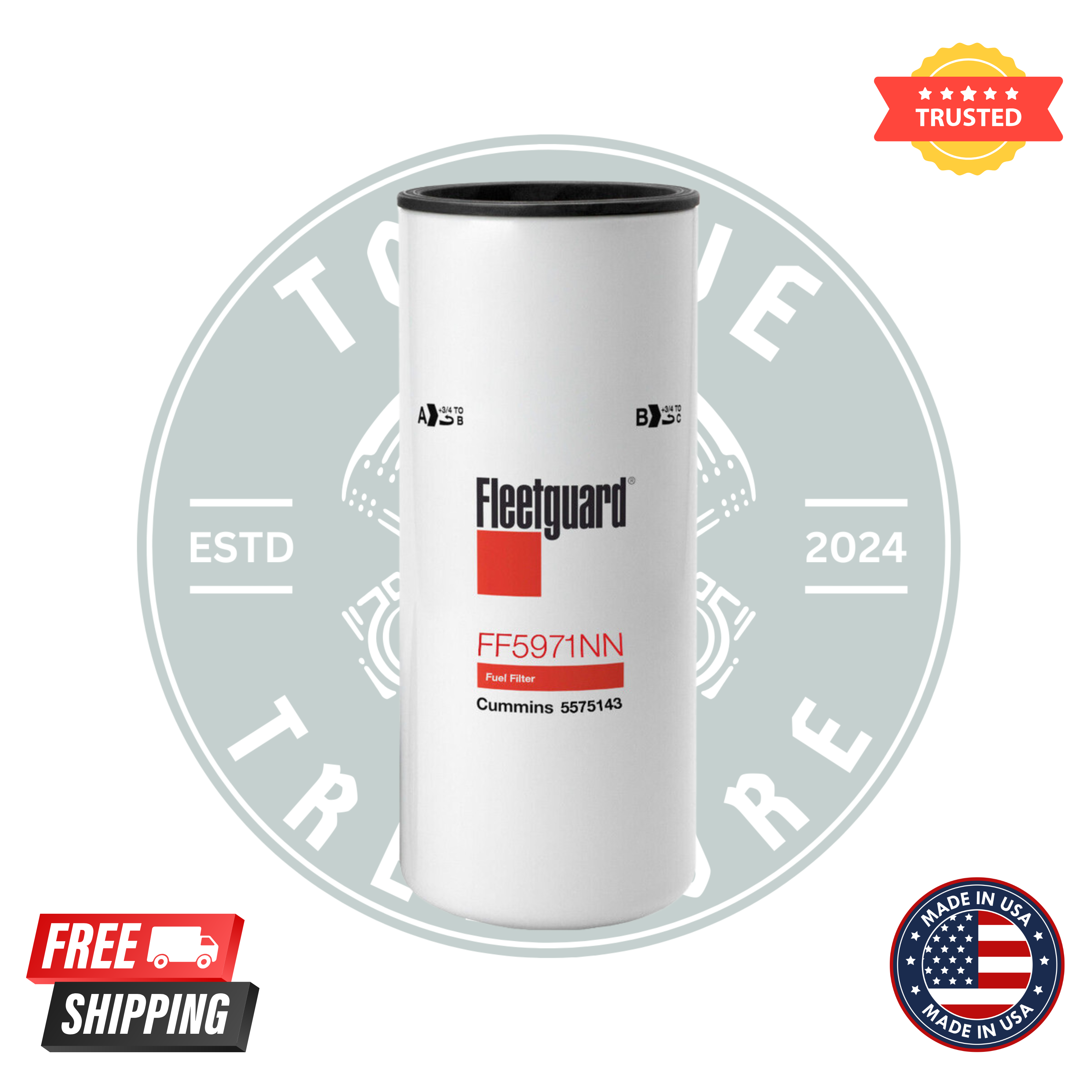 Fleetguard FF5971NN Fuel Filter – Pack of 6