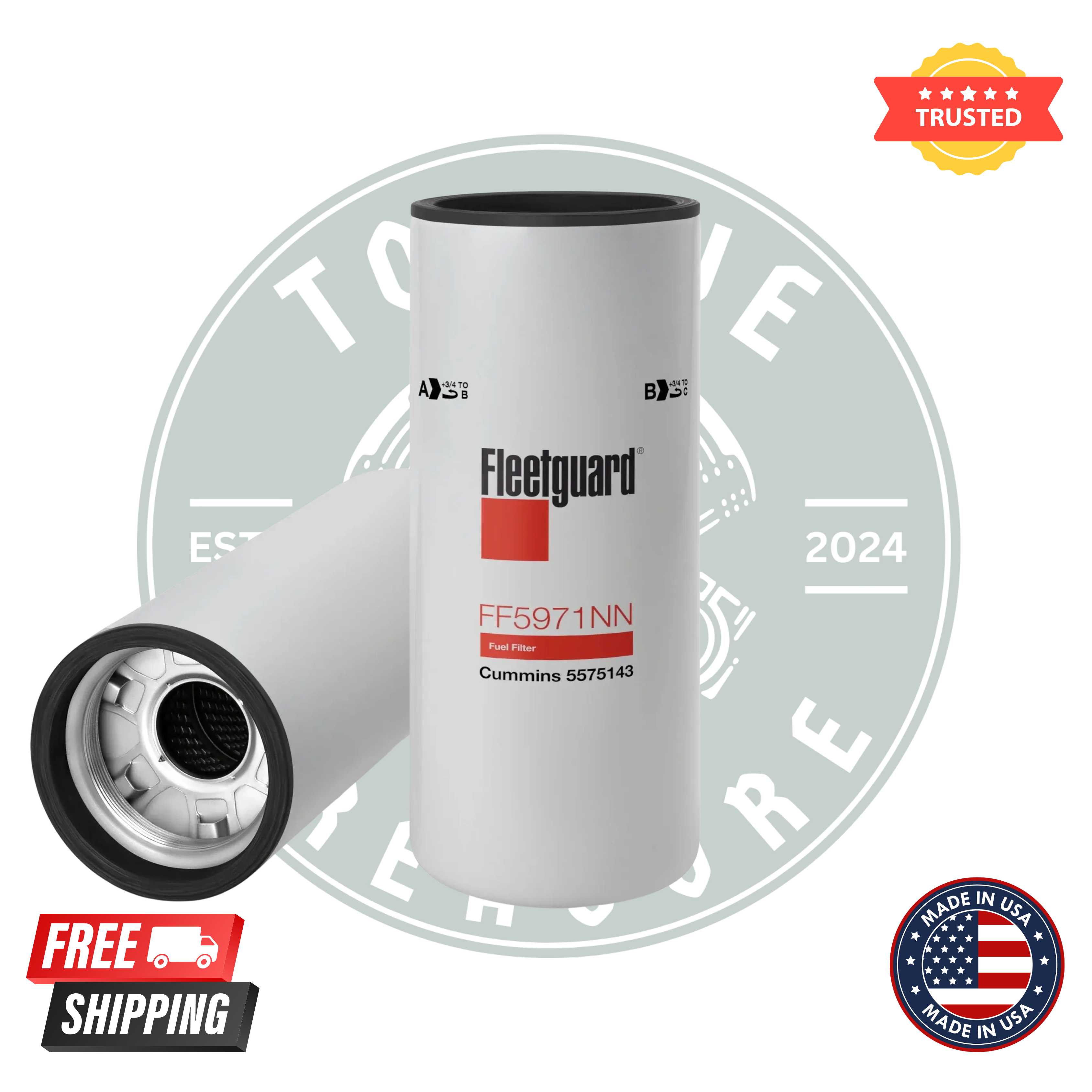 Fleetguard FF5971NN Fuel Filter – Pack of 6