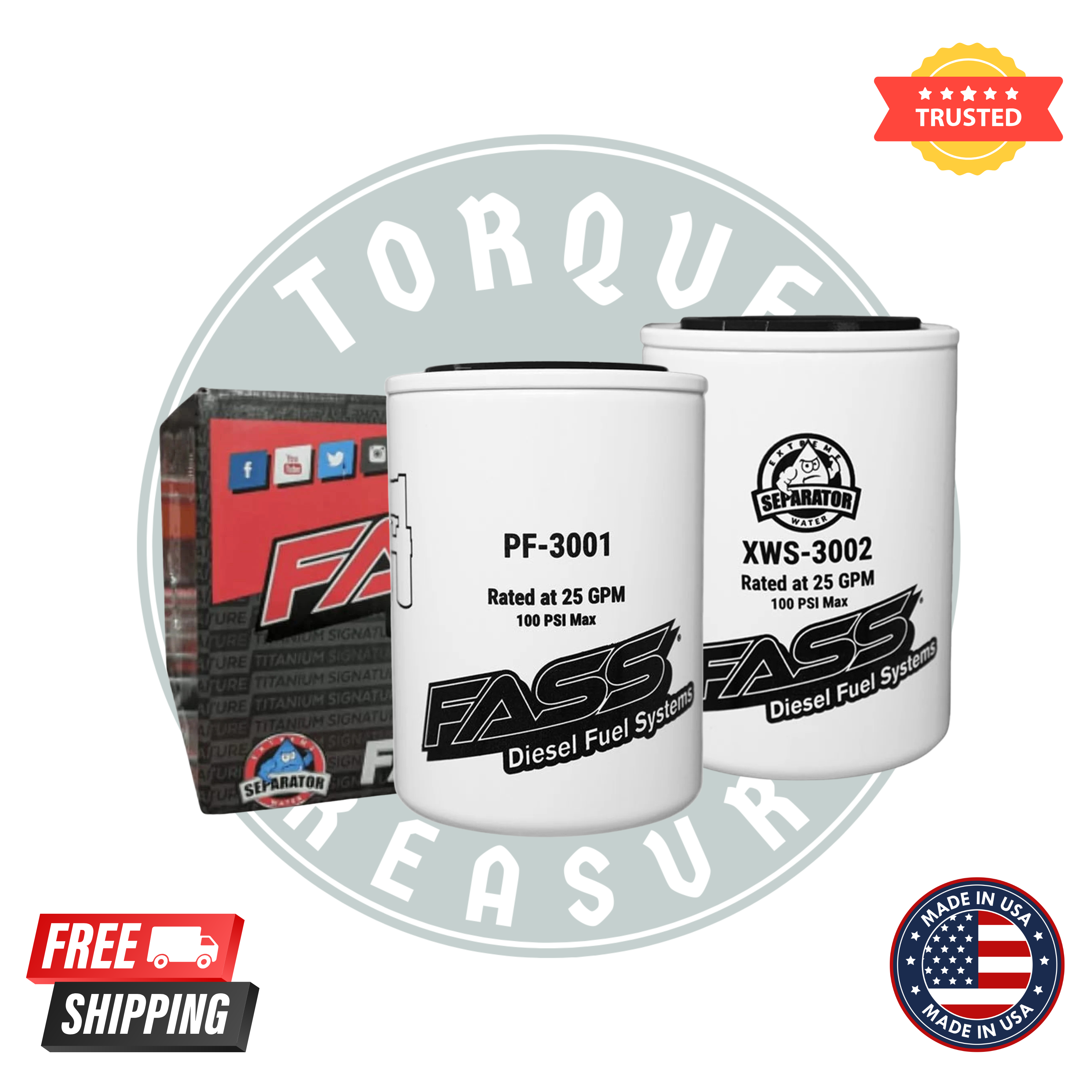 FASS Fuel Filter Bundle – XWS-3002 & PF-3001
