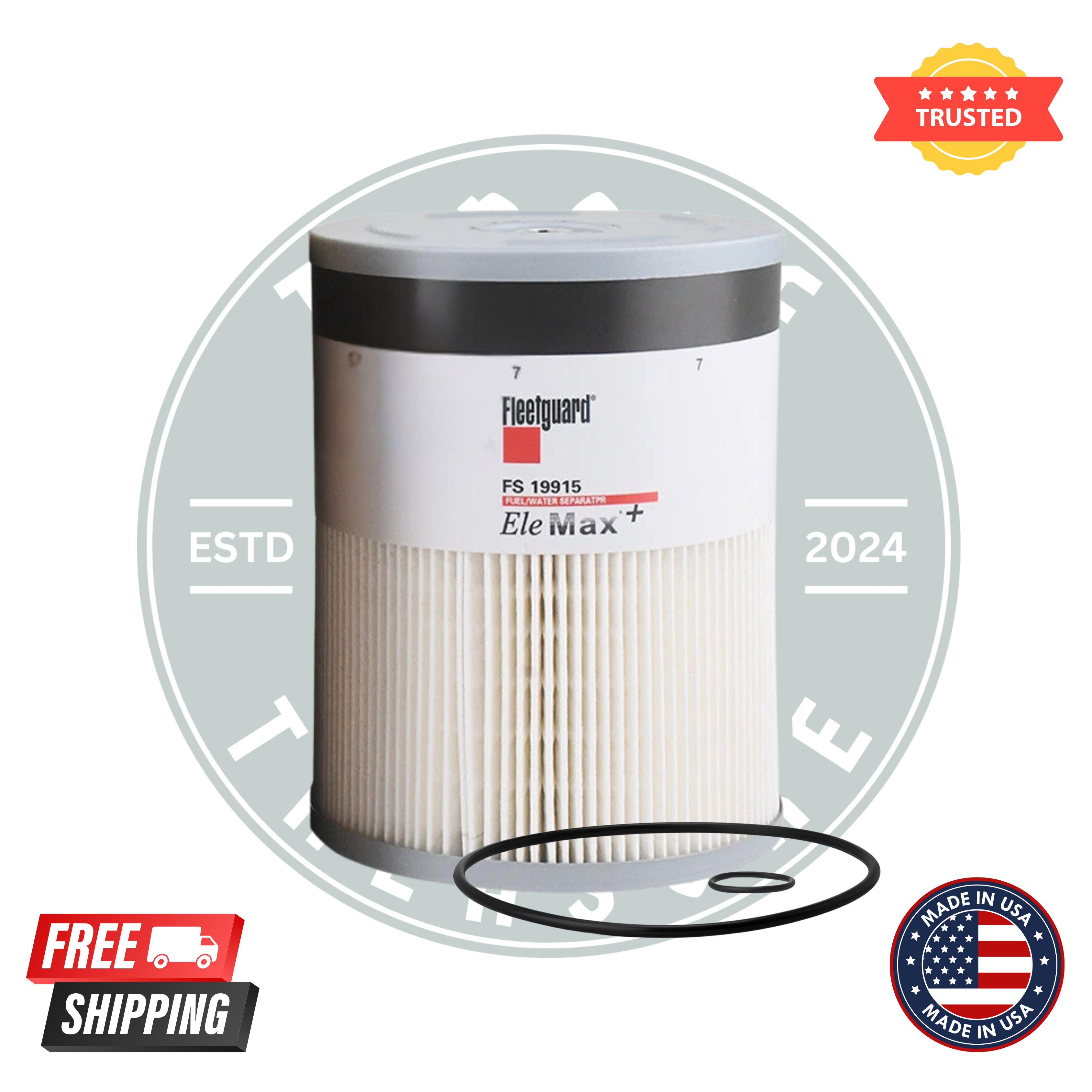 Fleetguard FS19915 Fuel/Water Separator Filter – Pack of 6