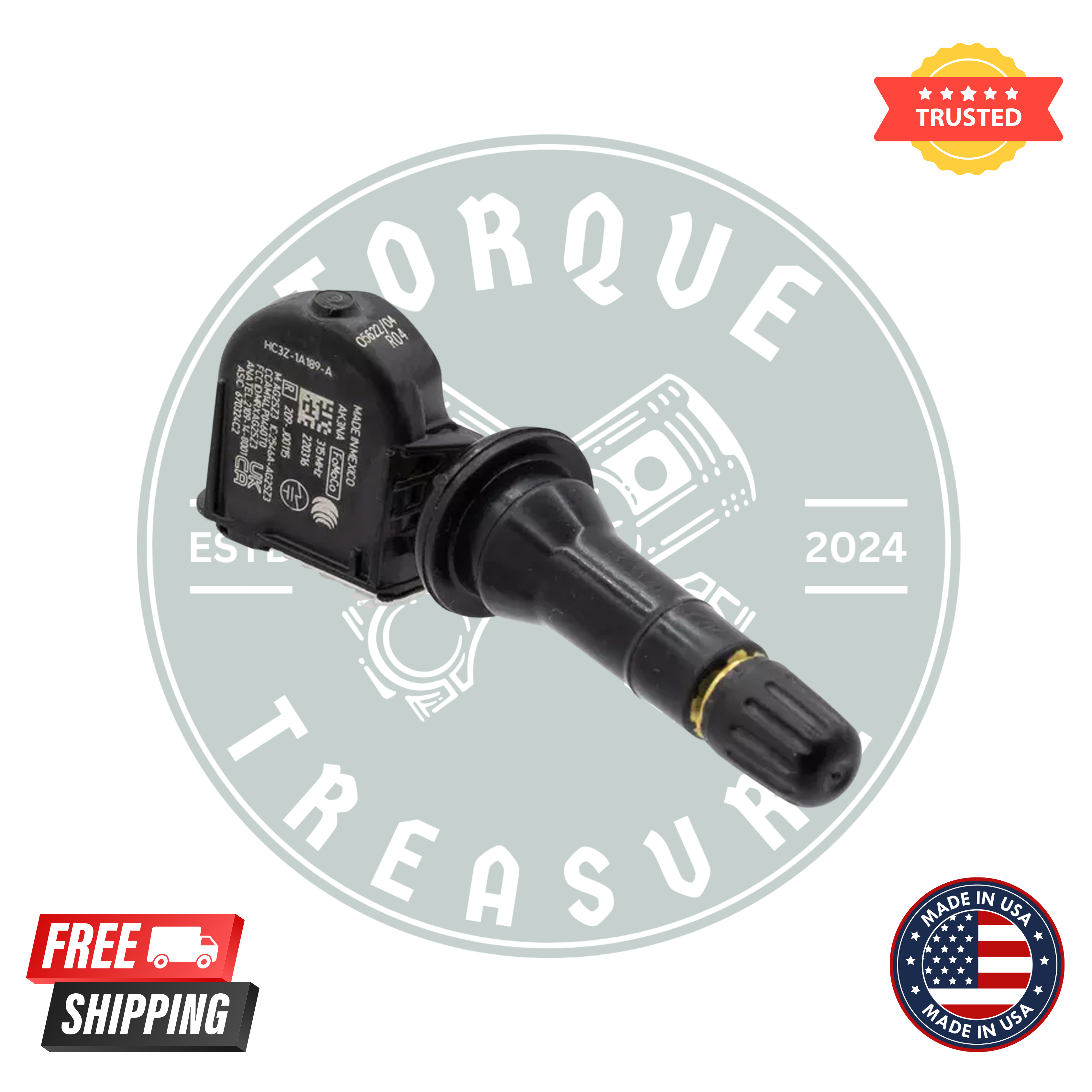 Motorcraft HC3Z-1A189-A TPMS-42 Sensor – Pack of 4